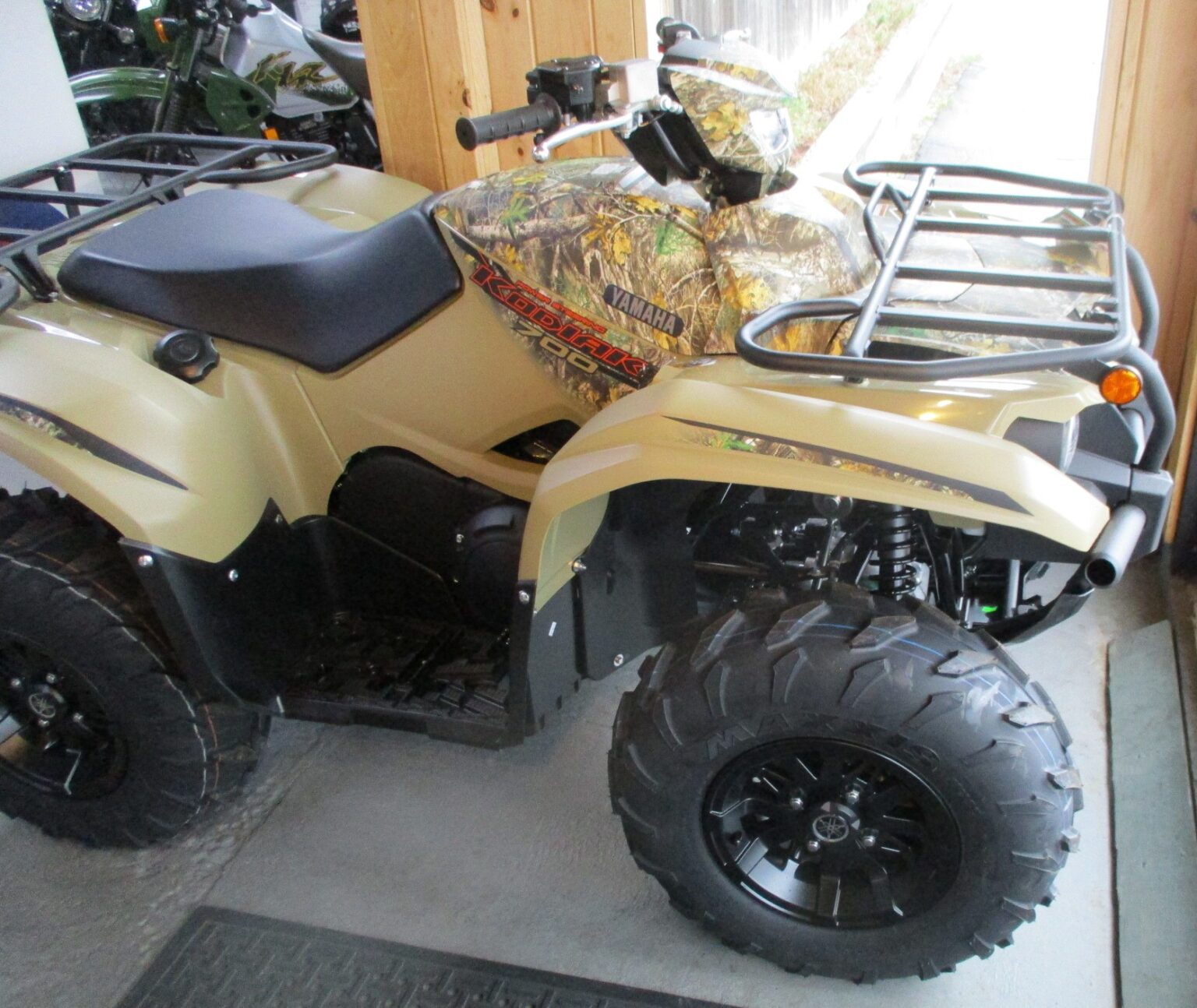 2021 Yamaha Kodiak 700 EPS ATV Fall Beige / Realtree Camo Edition